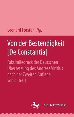 Von der Bestendigkeit [De Constantia] 1