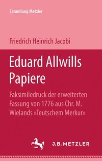 bokomslag Eduard Allwills Papiere