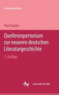 bokomslag Quellenrepertorium zur neueren deutschen Literaturgeschichte