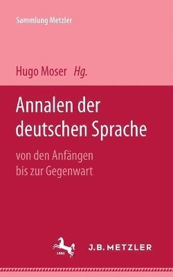 Annalen der deutschen Sprache 1