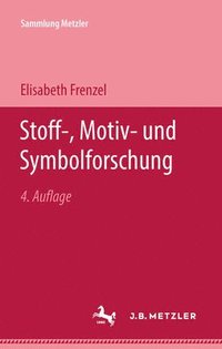 bokomslag Stoff-, Motiv- und Symbolforschung