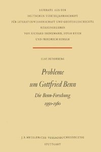 bokomslag Probleme um Gottfried Benn