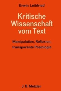 bokomslag Kritische Wissenschaft vom Text