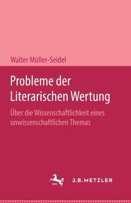 Probleme der Literarischen Wertung 1