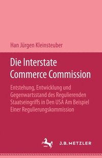 bokomslag Die Interstate Commerce Commission