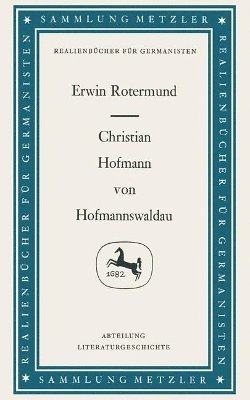 bokomslag Christian Hofmann von Hofmannswaldau