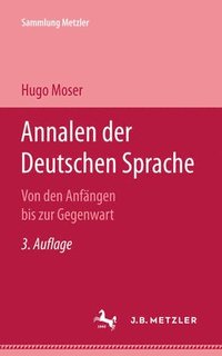 bokomslag Annalen der deutschen Sprache