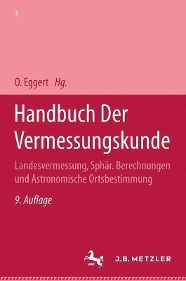 bokomslag Handbuch der Vermessungskunde