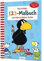 bokomslag Der kleine Rabe Socke: Das lustige 1 2 3 - Malbuch vom kleinen Raben Socke