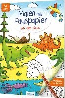 bokomslag Malen mit Pauspapier: Bei den Dinos
