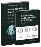 bokomslag Buchpaket: Normengerechtes Bauen nach DIN 276/DIN 277 & Grundflächen und Rauminhalte nach DIN 277 im Bild