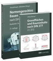 Buchpaket: Normengerechtes Bauen nach DIN 276/DIN 277 & Grundflächen und Rauminhalte nach DIN 277 im Bild 1