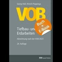 Georg Holl, Hinrich Poppinga - VOB im Bild - Tiefbau- und Erdarbeiten - mit E-Book, Häftad