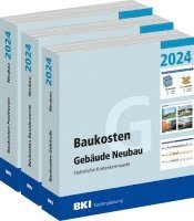 bokomslag BKI Baukosten Gebäude + Positionen + Bauelemente Neubau 2024 - Kombi Teil 1-3