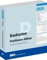 bokomslag BKI Baukosten Positionen Altbau 2024