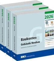 BKI Baukosteninformationszentrum Deutscher Architektenkammern, Bki - BKI Baukosten Gebäude + Positionen + Bauelemente Neubau 2026 - Kombi Teil 1-3, Häftad