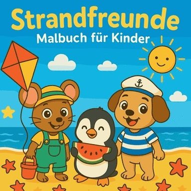 bokomslag Strandfreunde - Malbuch für Kinder