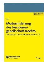 bokomslag Modernisierung des Personengesellschaftsrechts