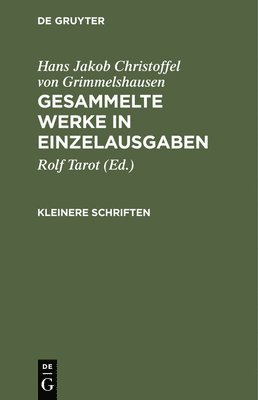 bokomslag Gesammelte Werke in Einzelausgaben, Kleinere Schriften