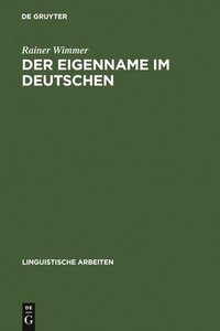 bokomslag Der Eigenname im Deutschen