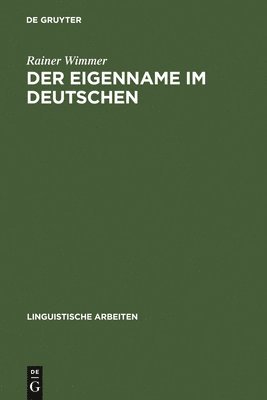 Rainer Wimmer - Eigenname im Deutschen, Inbunden