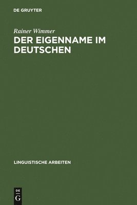 Der Eigenname im Deutschen 1