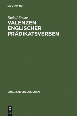 bokomslag Valenzen englischer Prdikatsverben