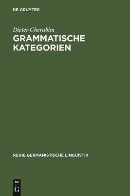 bokomslag Grammatische Kategorien