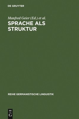 bokomslag Sprache als Struktur