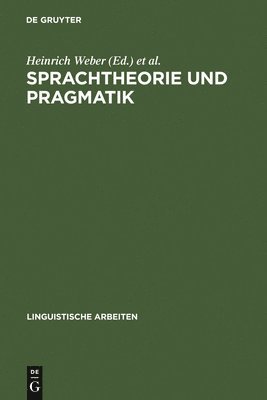 bokomslag Sprachtheorie und Pragmatik