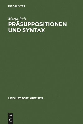Prsuppositionen und Syntax 1