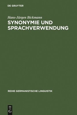 bokomslag Synonymie und Sprachverwendung