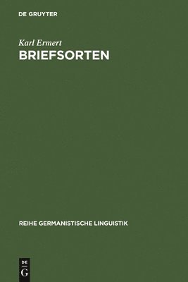 Karl Ermert - Briefsorten, Inbunden