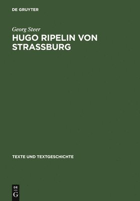 bokomslag Hugo Ripelin Von Strassburg