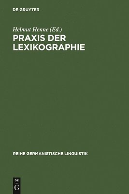 bokomslag PRAXIS Der Lexikographie