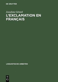 bokomslag L'Exclamation En Franais