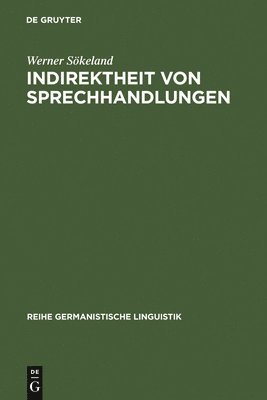 bokomslag Indirektheit von Sprechhandlungen