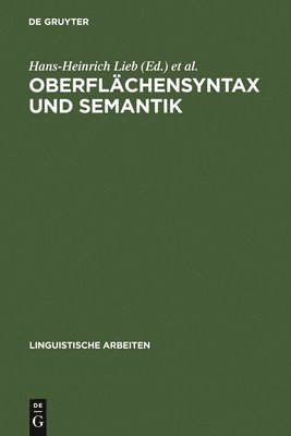 bokomslag Oberflchensyntax und Semantik