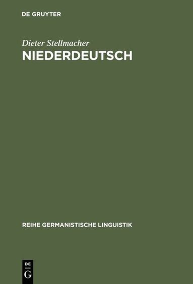 Dieter Stellmacher - Niederdeutsch, Inbunden