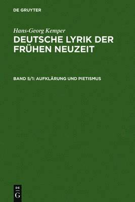 bokomslag Aufklärung Und Pietismus