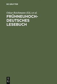 bokomslag Frhneuhochdeutsches Lesebuch