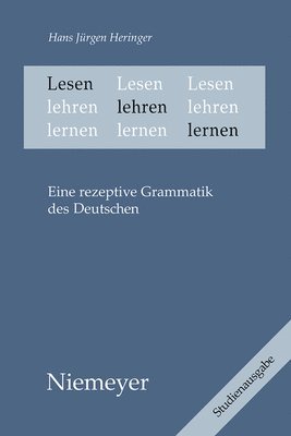 Hans Jürgen Heringer - Lesen Lehren Lernen, Häftad
