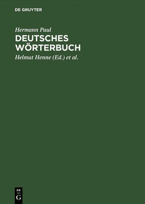 bokomslag Deutsches Woerterbuch