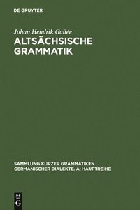 bokomslag Altschsische Grammatik