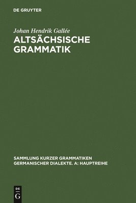 Altschsische Grammatik 1