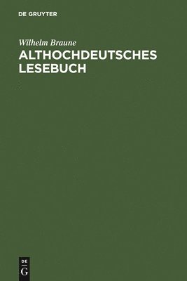 bokomslag Althochdeutsches Lesebuch