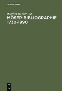 bokomslag Mser-Bibliographie 1730-1990