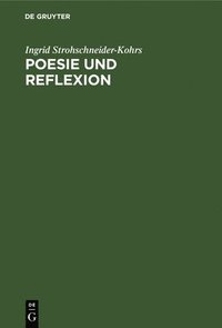 bokomslag Poesie und Reflexion