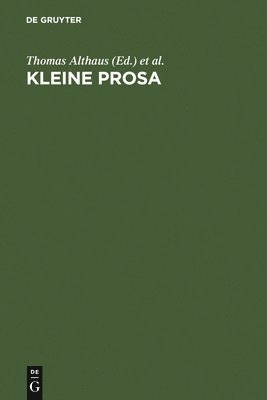 Kleine Prosa 1