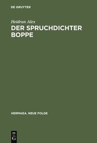 bokomslag Der Spruchdichter Boppe